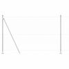 vidaXL Stup za ogradu Srebrno 100 x 1,5 m (36 mm mreža) Čelik