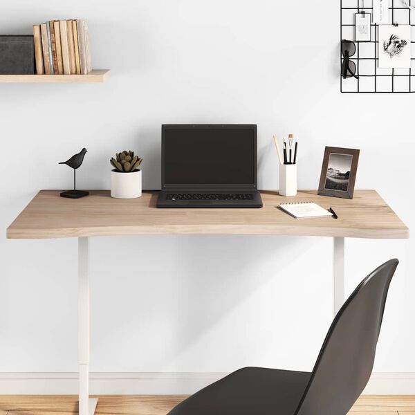 vidaXL Ploča za radni stol 110 x 55 x 2,5 cm od masivne borovine