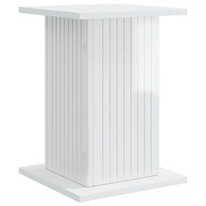 vidaXL Stalak za biljke Bijela visokog sjaja 30,5 x 30 x 43 cm