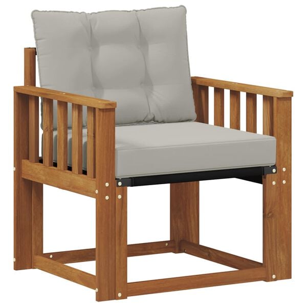 vidaXL Set vanjskih sofa Čvrsto drvo akacije i Textilene