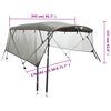vidaXL Tenda bimini s 4 luka i mrežastim zidovima 243x(170-182)x137 cm