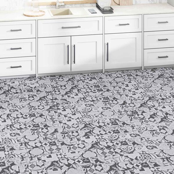 vidaXL Podne daske 36 pcs Sivi 5,02 m&sup2; PVC