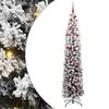 vidaXL Umjetno božićno drvce Zelena 210 cm PVC i čelik i plastika