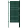 vidaXL Vrata za ogradu PVC i čelik 100x164 cm Zelena