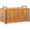 vidaXL Vanjska kutija za jastuke 85x45x45/53 cm masivno drvo i čelik
