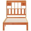 vidaXL Krevet s regalom za knjige bez madraca 75 x 190 cm od borovine