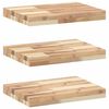 vidaXL Plutajuće police 3 kom 60x30x4 cm Neobrađeno puno drvo akacije