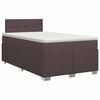 vidaXL Boxspring krevet s madracem Tamno smeđa 120 x 200 cm Tkanina
