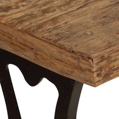 vidaXL Konzolni stol od masivnog obnovljenog drva 120 x 40 x 76 cm