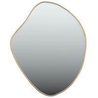 vidaXL Zidno ogledalo zlatna 50x40 cm