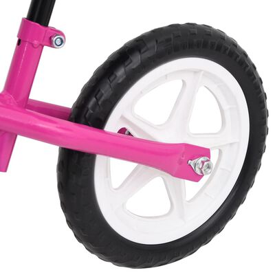 vidaXL Bicikl za ravnotežu s kotačima od 9,5 inča ružičasti