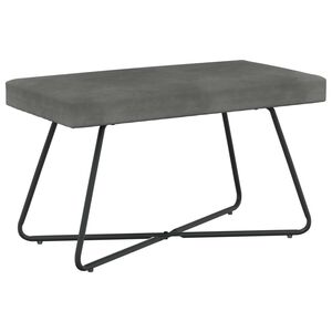 vidaXL klupa Tamnosiva 80 x 40 x 45 cm Bar&scaron;un