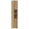 vidaXL Kupaonski ormarić Artisan hrast 30x30x183,5 cm izrađeno drvo
