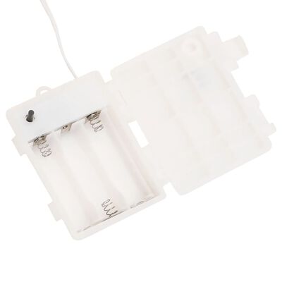 vidaXL Božićne svjetiljke s LED žaruljama 3 kom sklopive bijele