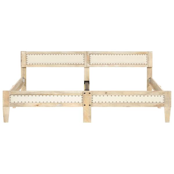 vidaXL Okvir za krevet od masivnog drva manga 200 cm