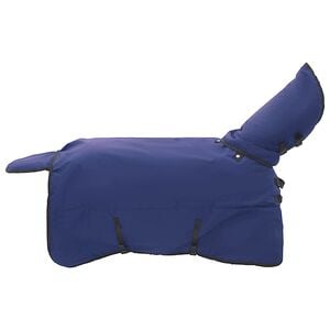 vidaXL Pokrivač za konje Tamno plava 75 cm Poliester
