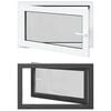 vidaXL Prozor za podrum RISOR 100 x 60 cm PVC i staklo Antracit