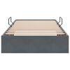 vidaXL Krevet s od storage s madracem Tamno siva 90 x 190 cm Bar&scaron;un