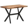 vidaXL Blagovaonski stol 120 x 60 x 75 cm od masivnog drva s premazom