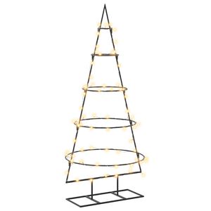 vidaXL Metalno božićno drvce sa stalkom KUOPIO 125 cm Topla bijela