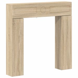 vidaXL Okvir za kamin Hrast sonoma 102 x 18 x 100,5 cm