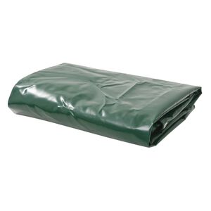 vidaXL Cerada 650 g/m&sup2; 6 x 8 m zelena