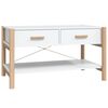 vidaXL Stolić za kavu bijeli 82 x 48 x 45 cm od konstruiranog drva