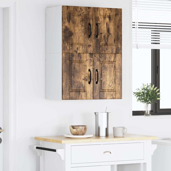 vidaXL Kuhinjski ormarić Zidne 2 pcs Dimljeni hrast 60 x 31 x 40 cm