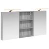 vidaXL Set ormarića za kupaonicu s policom 3 pcs 120 x 10,5 x 60,5 cm
