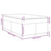 vidaXL Krevet box spring s madracem tamnosmeđi 120 x 190 cm od tkanine