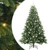 vidaXL Umjetno božićno drvce s stalakom Zelena 210 cm PE i PVC