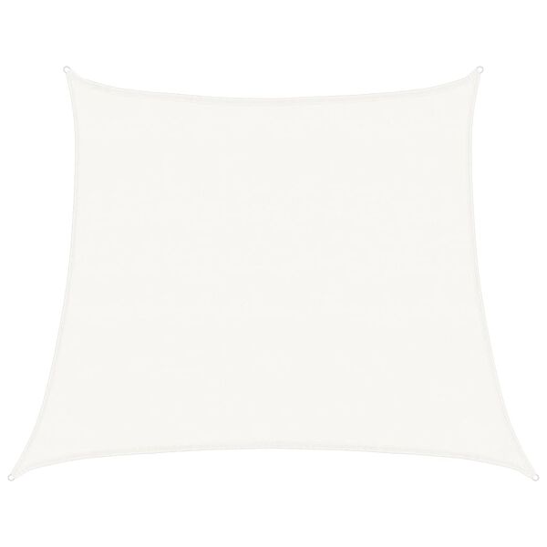 vidaXL Jedro za za&scaron;titu od sunca 160 g/m&sup2; bijelo 4/5 x 4 m HDPE