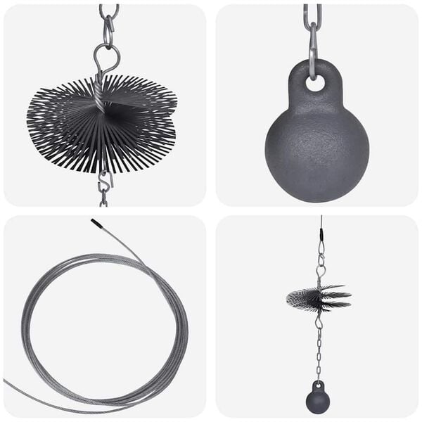 Okrugla četka za dimnjak dijametrom 15 cm