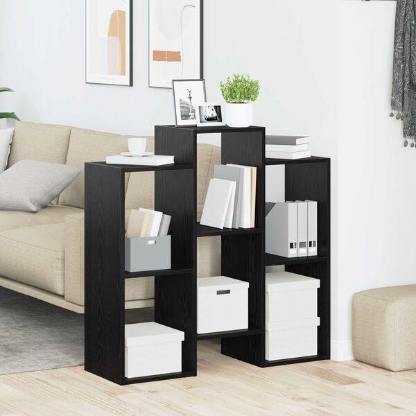 vidaXL Kreveta Crni hrast 90 x 30 x 90 cm