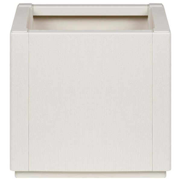 vidaXL Vrtna saksija Bijelo 36 x 36 x 35 cm Polipropilen