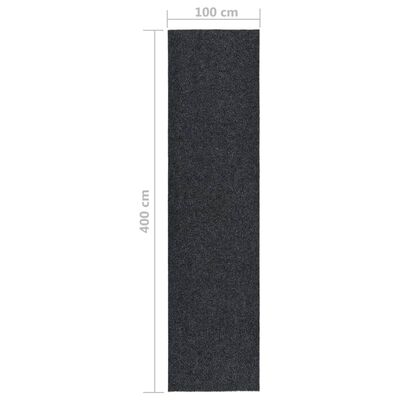 vidaXL Dugi tepih za hvatanje nečistoće 100 x 400 cm antracit