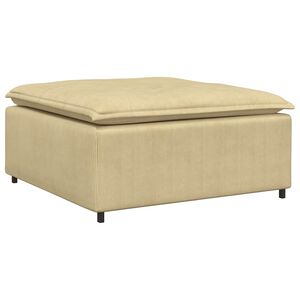 vidaXL Modularni kauč s podnožjem, sivozelen 100x100x48 cm