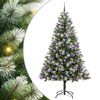 vidaXL Umjetno Božićno drvce s pokrivačem snijega 300 LED lampica