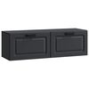 vidaXL TV ormar za zid Zidne Crna 98 x 31 x 30 cm Konstruirano drvo