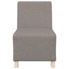 vidaXL Modularna sofa bez naslona za ruke, taupe 55 cm, tkanina