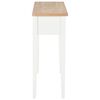 280053 vidaXL Dressing Console Table White 79x30x74 cm Wood