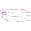 vidaXL Krevet box spring s madracem tamnosivi 120 x 190 cm tkanina