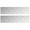 vidaXL Stepenica 2 kom. 80 x 20 cm Srebrno Aluminij Pravokutni