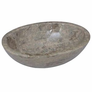 vidaXL Umivaonik sivi 53 x 40 x 15 cm mramorni