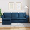 vidaXL Sofa 180cm Plava Metal