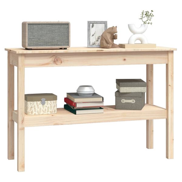 vidaXL Konzolni stol 110 x 40 x 75 cm od masivne borovine
