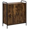vidaXL Kreveta Dimljeni hrast 97 x 33 x 81 cm Konstruirano drvo