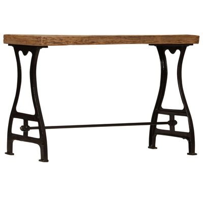 vidaXL Konzolni stol od masivnog obnovljenog drva 120 x 40 x 76 cm