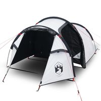 vidaXL Šator za kampiranje za 4 osobe bijeli 360x135x105 cm taft 185T