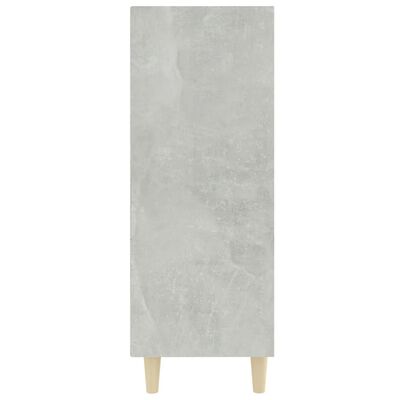 vidaXL Komoda siva boja betona 69,5x32,5x90 cm od konstruiranog drva